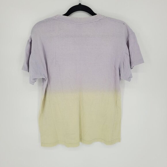 Novel Teez Mens medium Vtg warner bros Taz gray yellow 90s graphic t shirt flaws - Picture 11 of 11